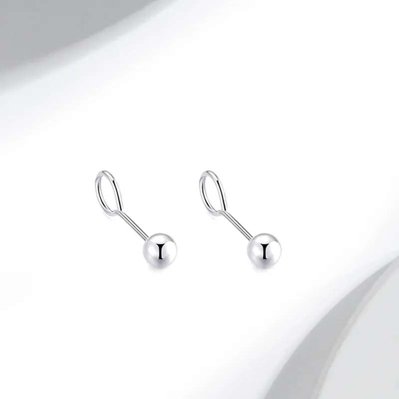 HOLLY RYAN S999 Fine Silver Stud Earrings Unisex-5