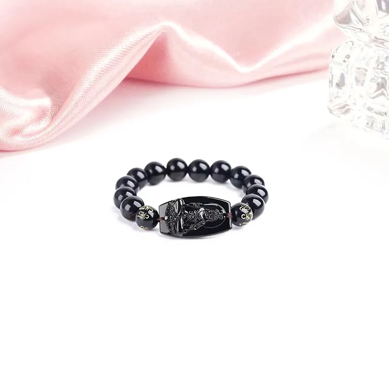 HOLLY RYAN Imitation Obsidian Bracelets Men's-14