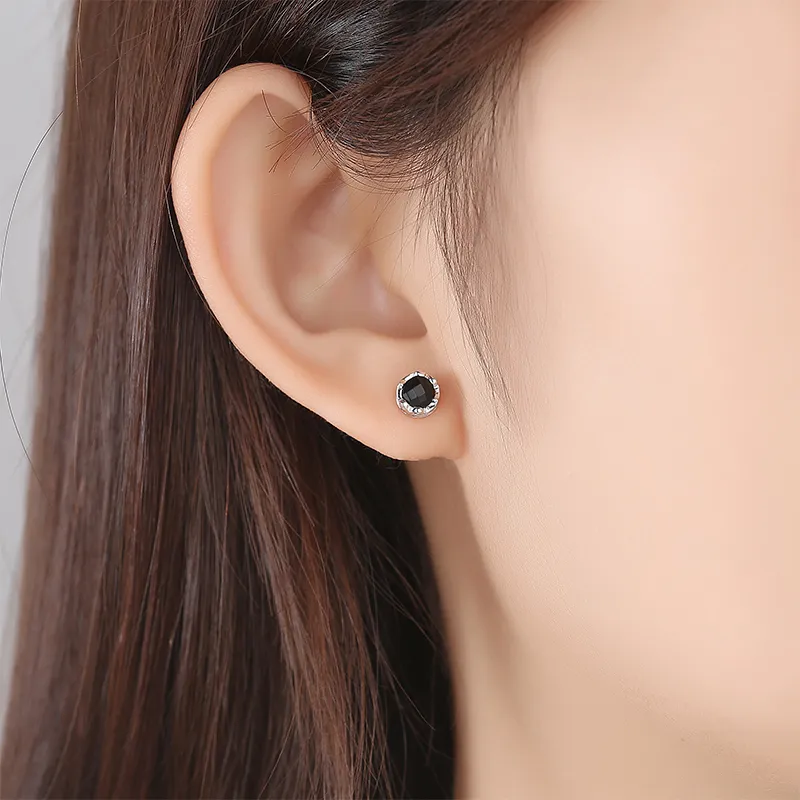 HOLLY RYAN Chalcedony Ins Normcore Style Unisex Stud Earrings Unisex-2