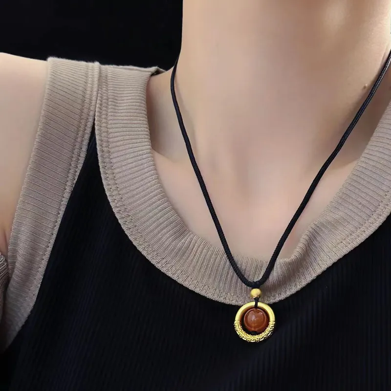 HOLLY RYAN Agate Jade Necklaces Unisex-1