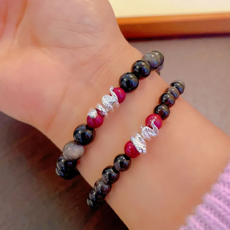 HOLLY RYAN Obsidian Bracelets Unisex-1