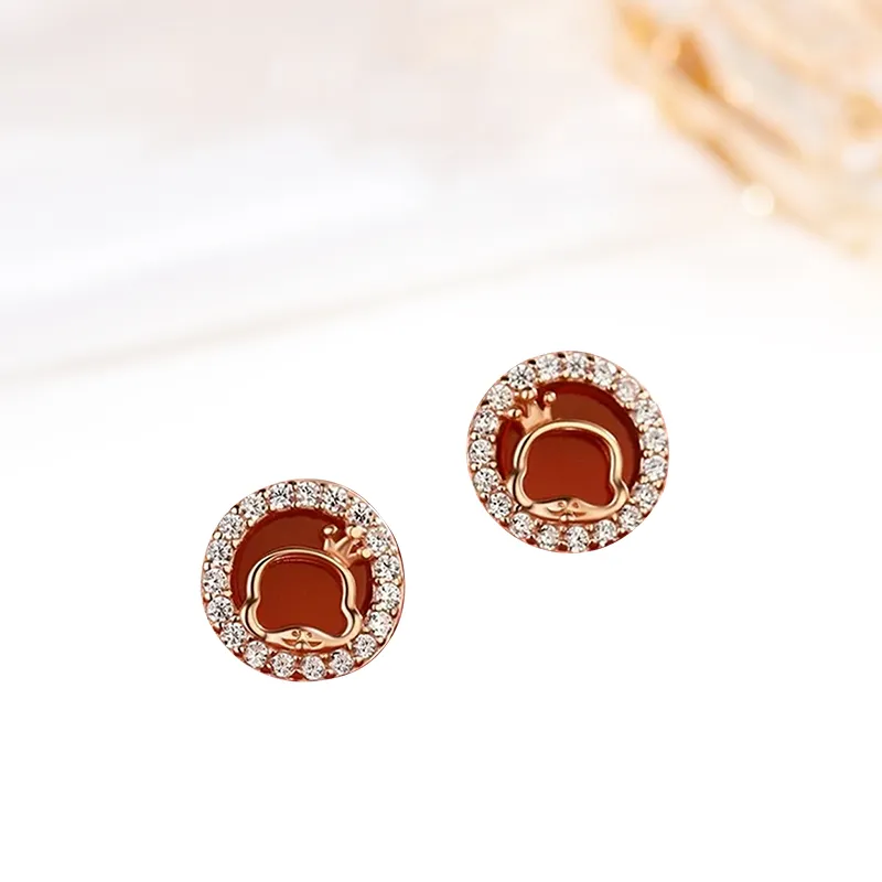 HOLLY RYAN Alloy Stud Earrings Unisex-3