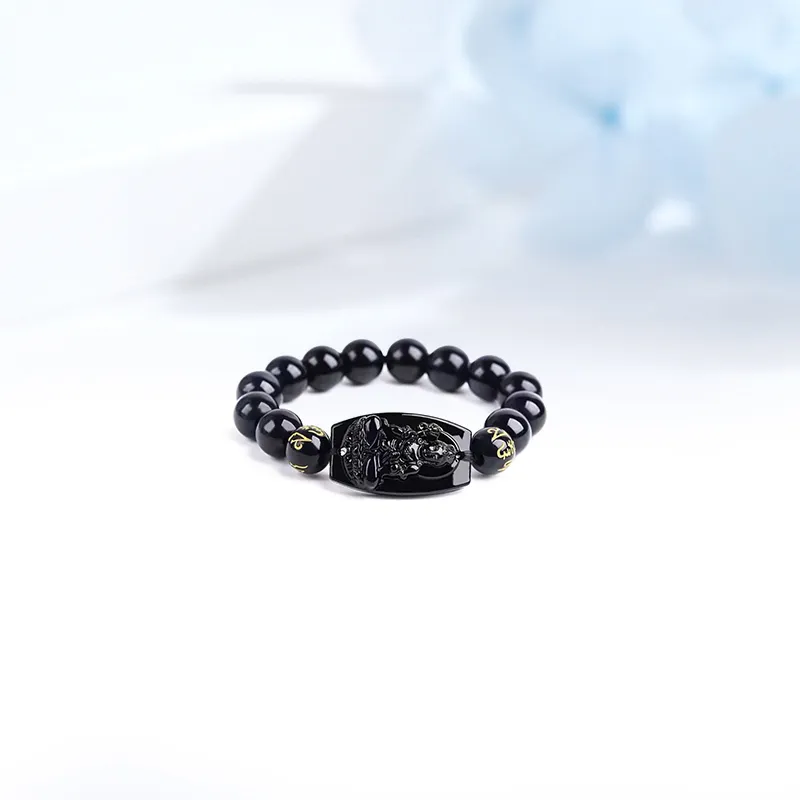 HOLLY RYAN Imitation Obsidian Bracelets Men's-10