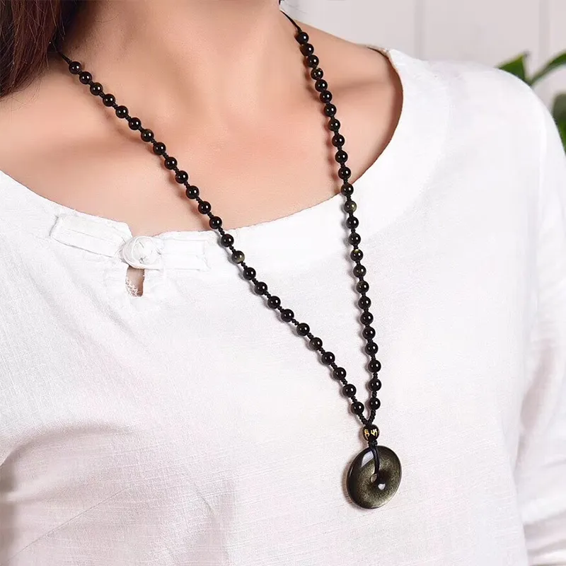 HOLLY RYAN Obsidian Necklaces Men's-1