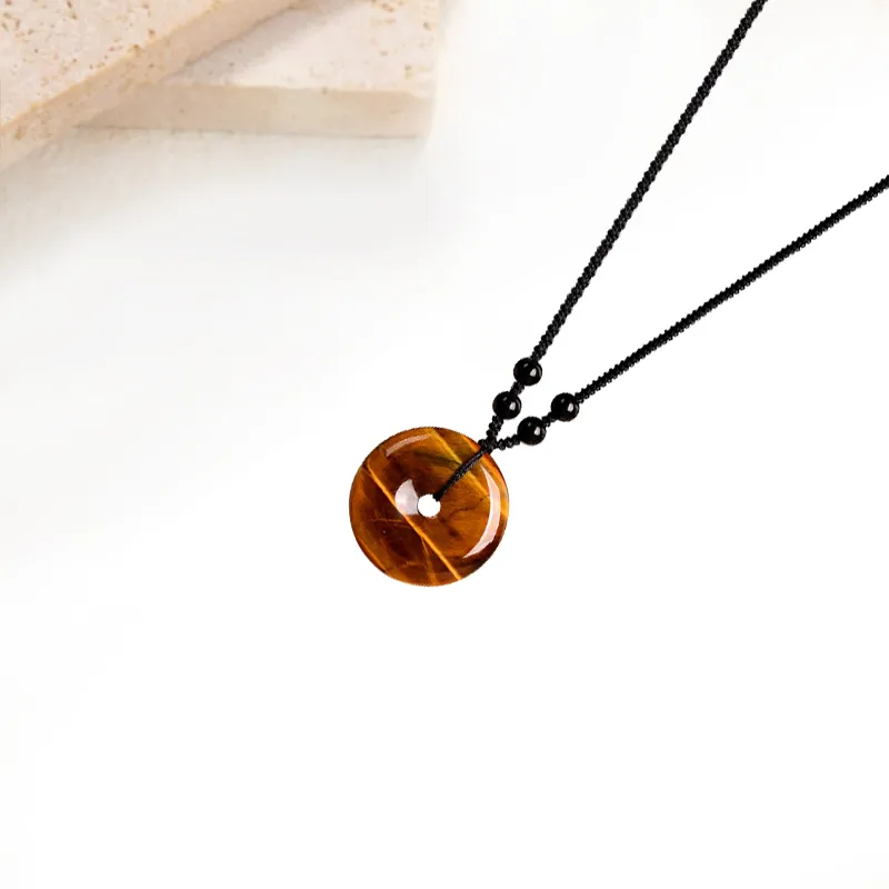 HOLLY RYAN Tiger's Eye Stone Necklaces Men's-3