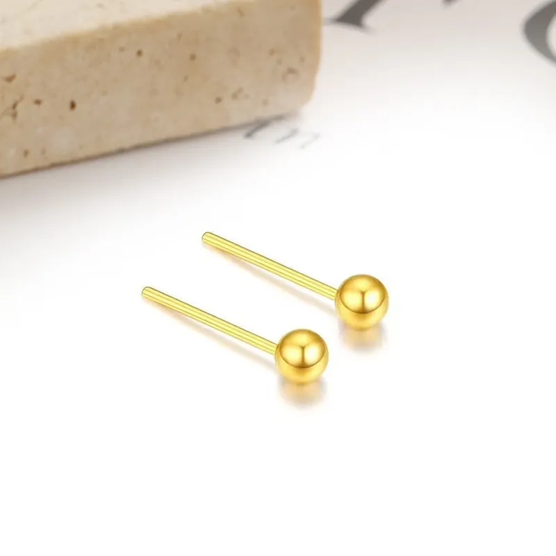 HOLLY RYAN S999 Fine Silver Stud Earrings Unisex-3