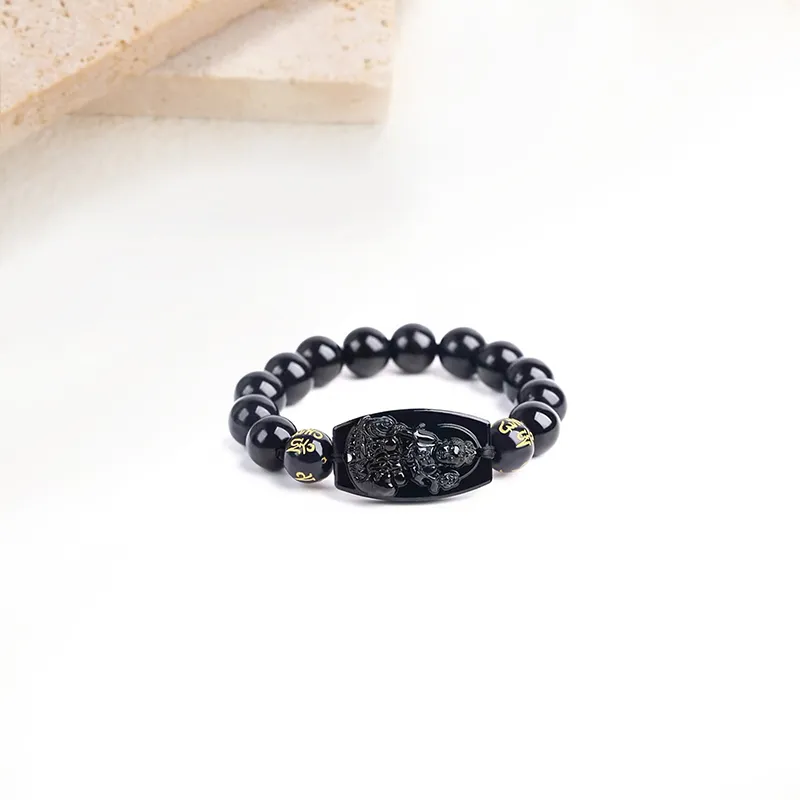 HOLLY RYAN Imitation Obsidian Bracelets Men's-8