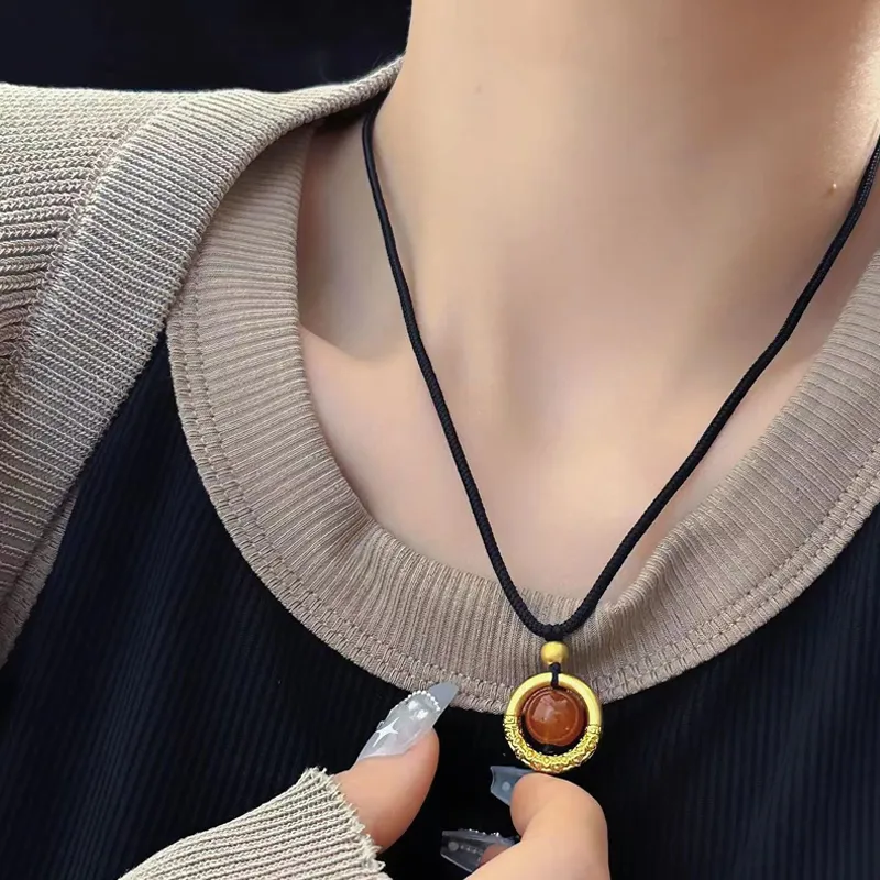HOLLY RYAN Agate Jade Necklaces Unisex-2