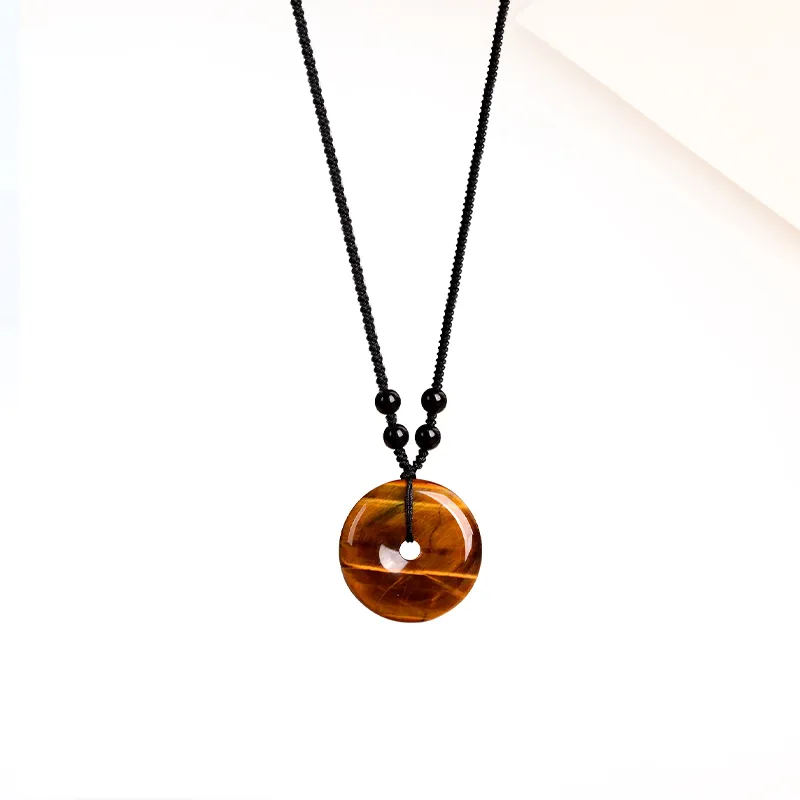HOLLY RYAN Tiger's Eye Stone Necklaces Men's-2