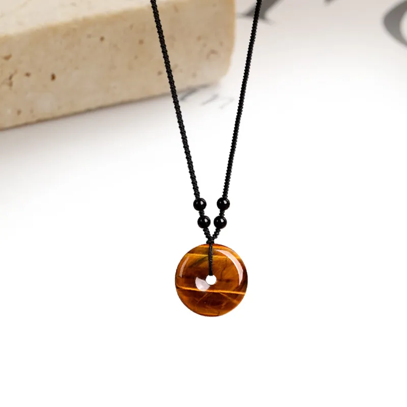 HOLLY RYAN Tiger's Eye Stone Necklaces Men's-4
