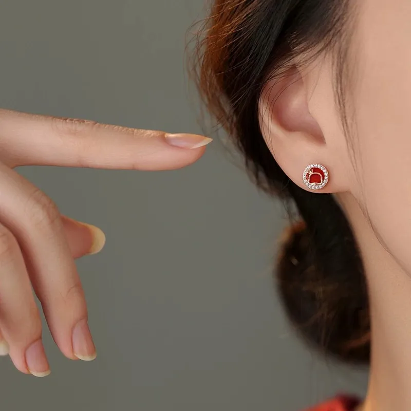 HOLLY RYAN Alloy Stud Earrings Unisex-1