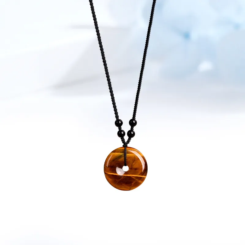 HOLLY RYAN Tiger's Eye Stone Necklaces Men's-1