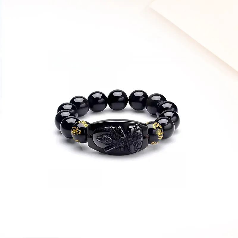 HOLLY RYAN Imitation Obsidian Bracelets Men's-2