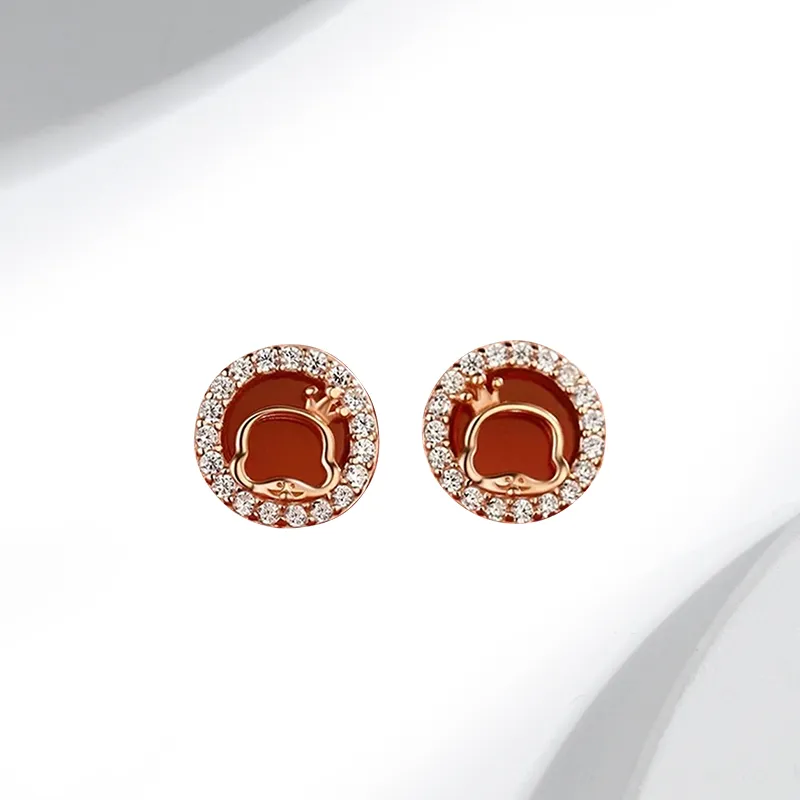 HOLLY RYAN Alloy Stud Earrings Unisex-2