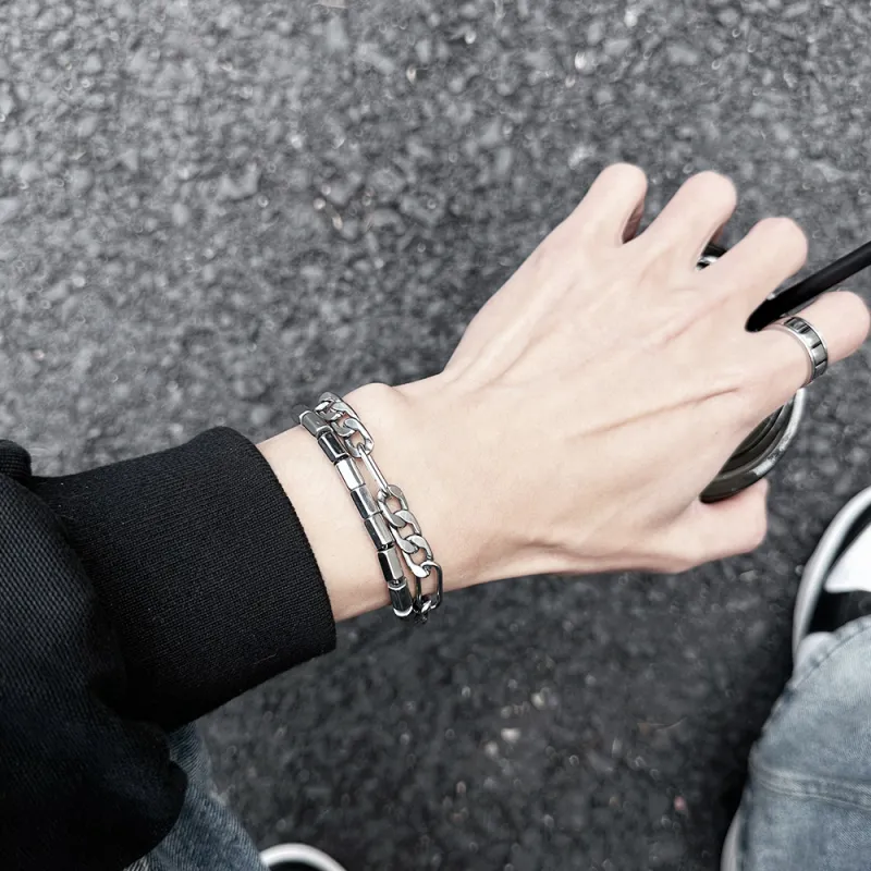 INFANTRY Titanium Steel Bracelets Men's-6