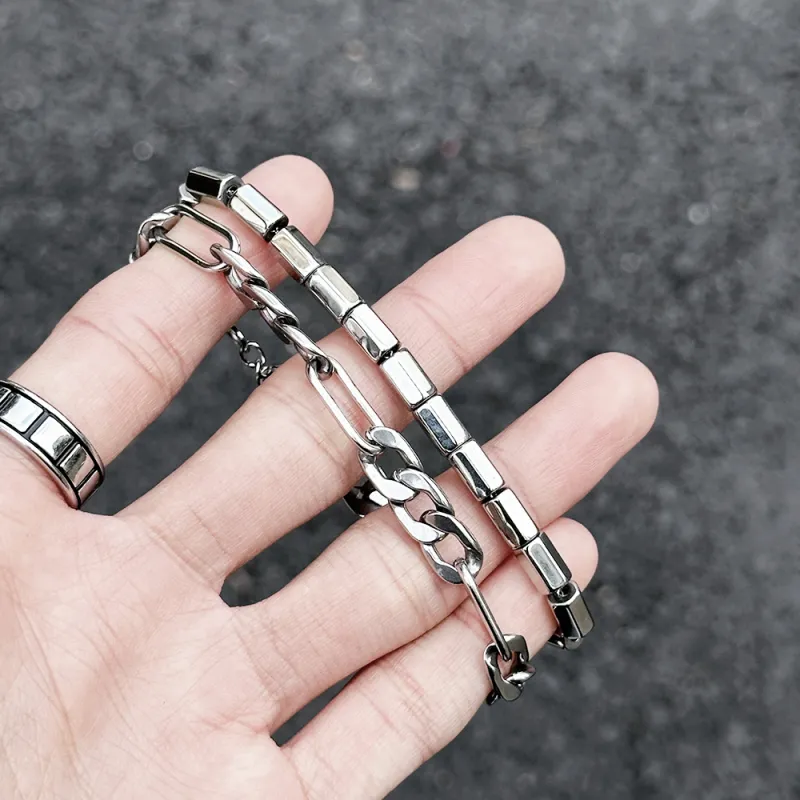 INFANTRY Titanium Steel Bracelets Men's-4
