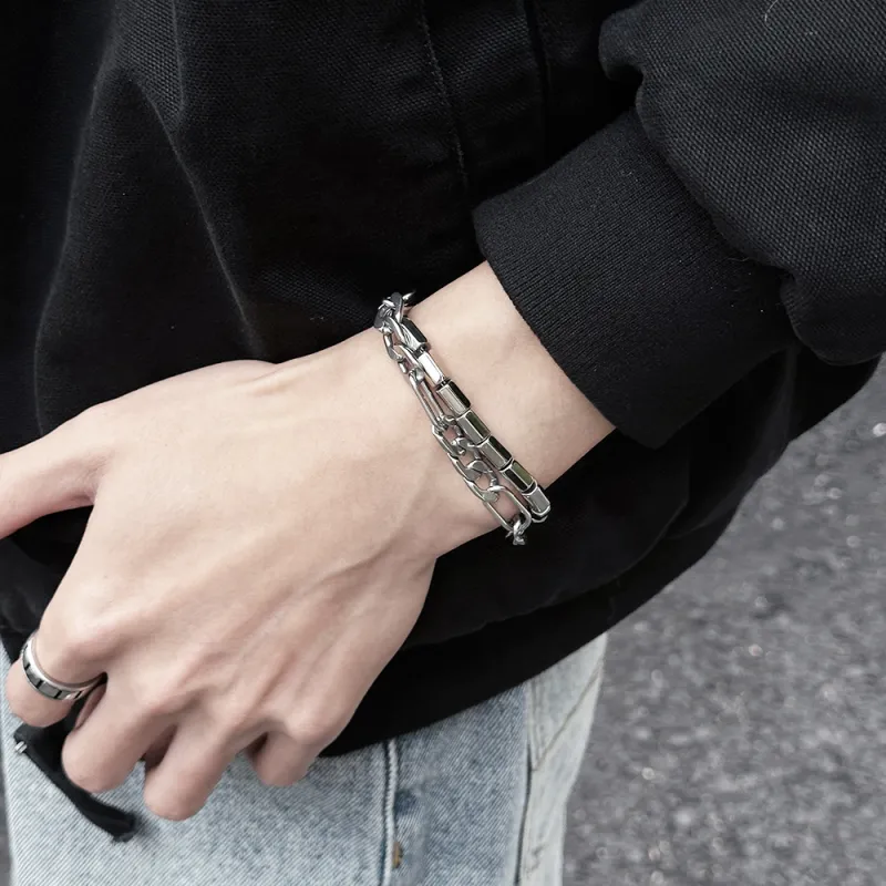 INFANTRY Titanium Steel Bracelets Men's-3