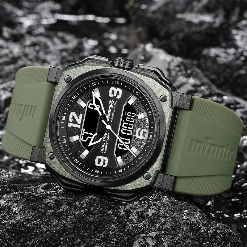 INFANTRY All Compatibility Watch Band Silicone Material-6