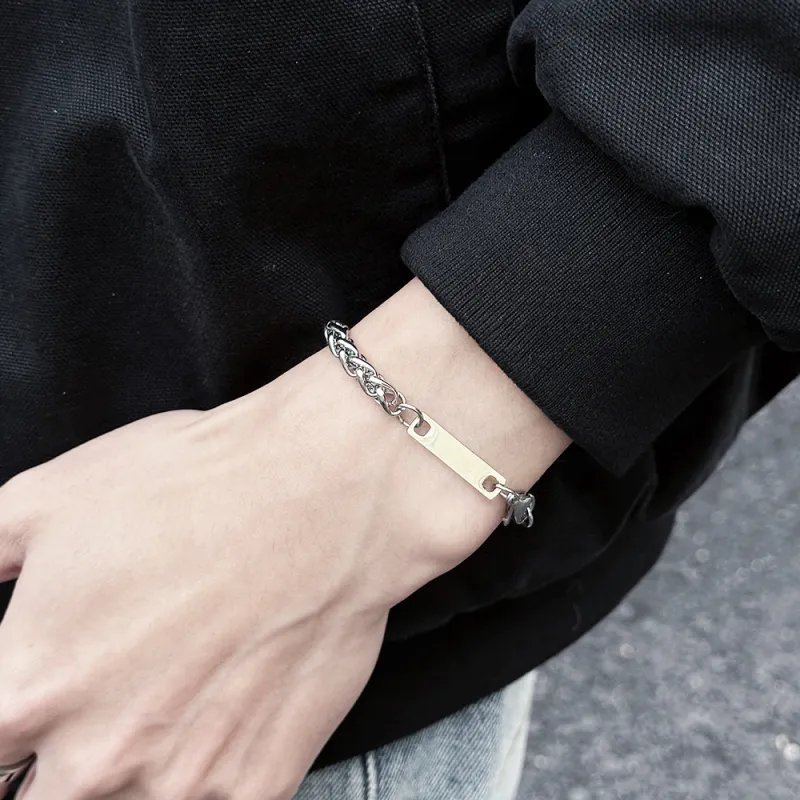 INFANTRY Titanium Steel Bracelets Men's-5