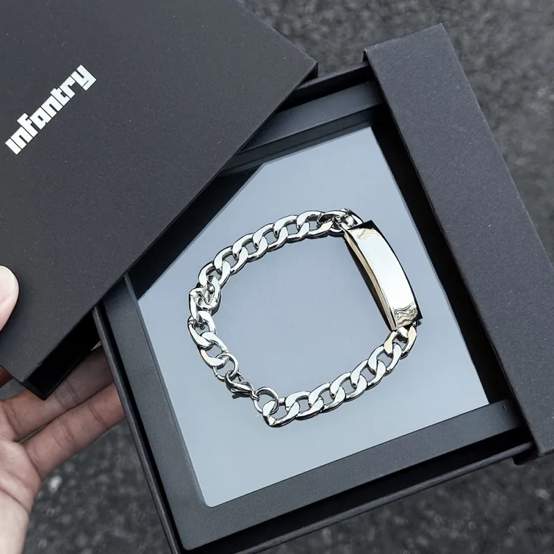 INFANTRY Stainless Steel Bracelets Men's-3