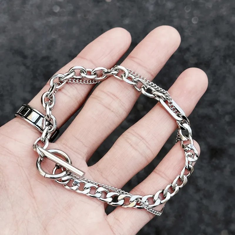 INFANTRY Titanium Steel Bracelets Men's-7