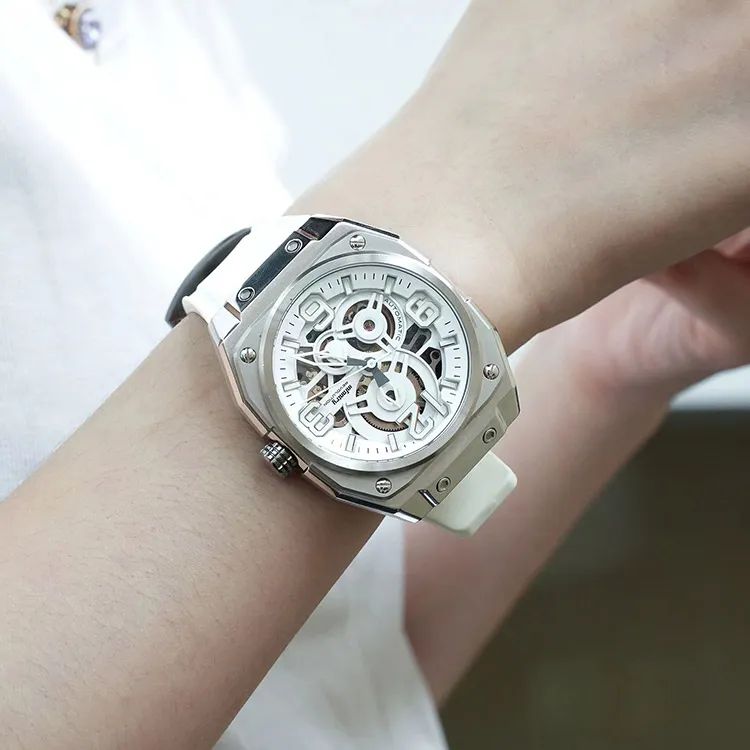 INFANTRY Pioneer Collection Mechanical Movement Watch Unisex Cut Out Dial-3