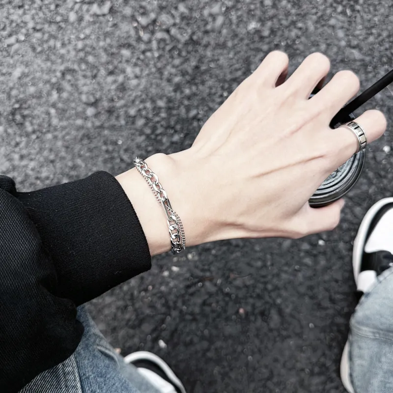 INFANTRY Titanium Steel Bracelets Men's-5