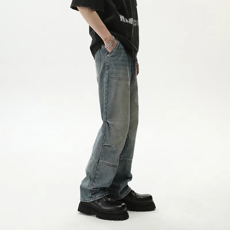 RENBEN Jeans Unisex Vintage Blue-4