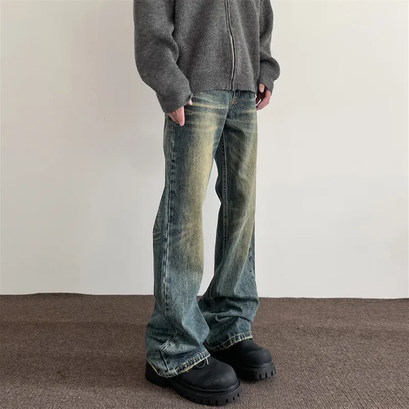 RENBEN Summer Versatile Height Increasing Luxury Streetwear Jeans Unisex-2
