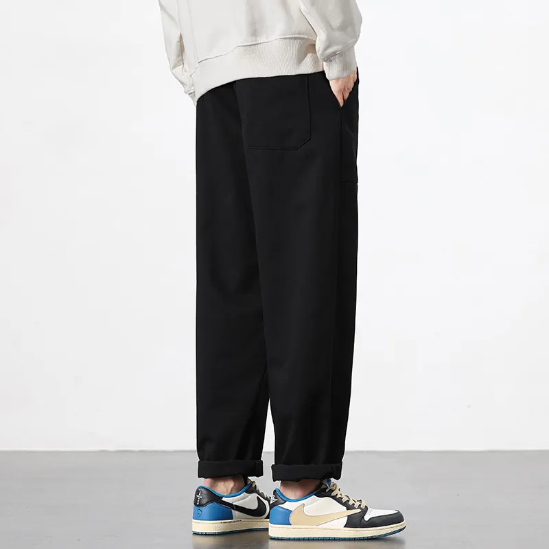 RENBEN Casual Pants Unisex Army Green-17