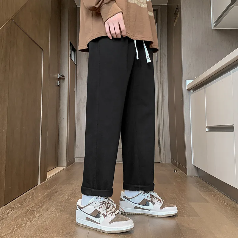 RENBEN Casual Pants Unisex Army Green-19