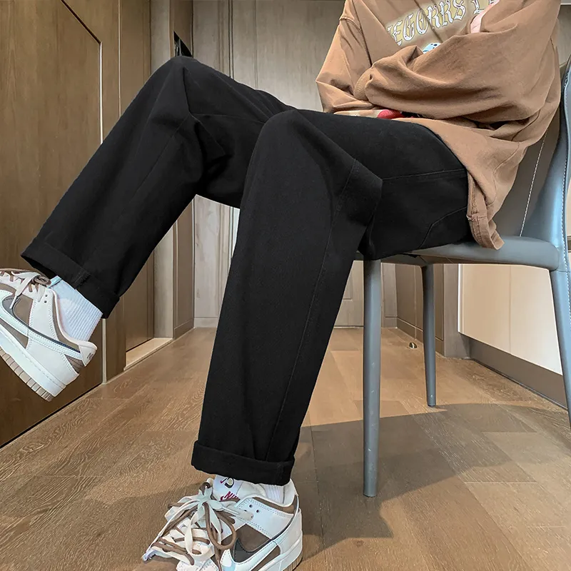 RENBEN Casual Pants Unisex Army Green-15