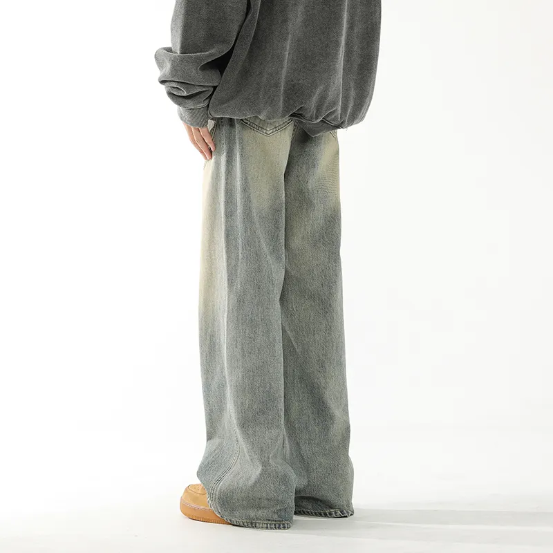 RENBEN Summer Jeans Unisex Yellow Mud-5