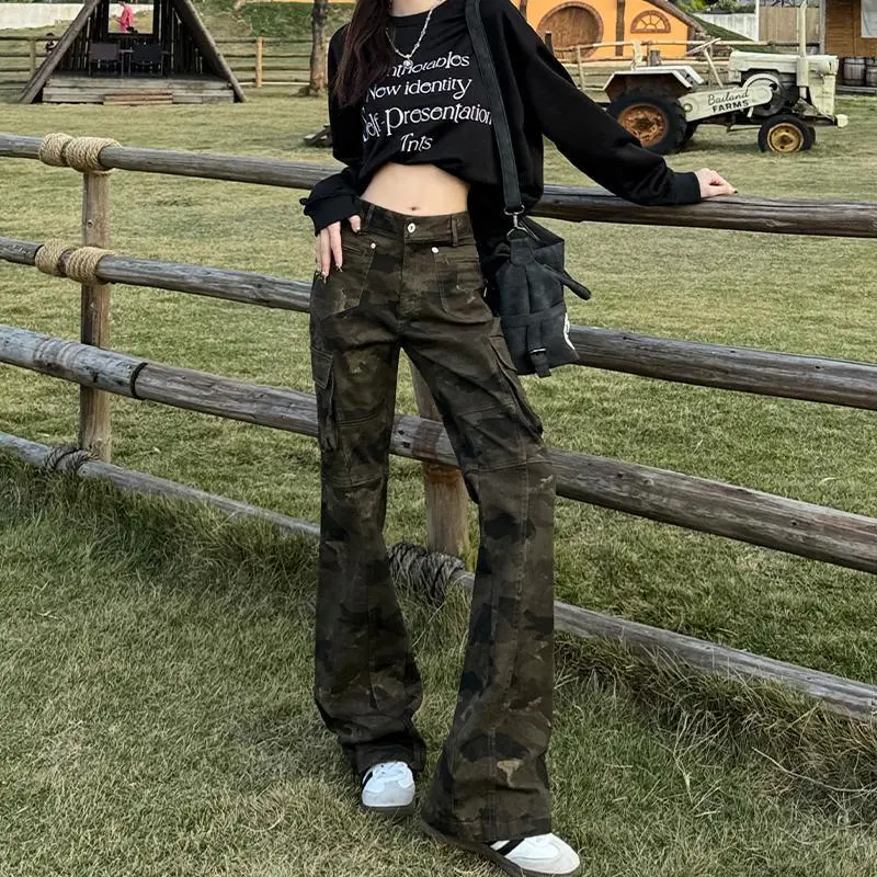 RENBEN Jeans Unisex Camouflage-6
