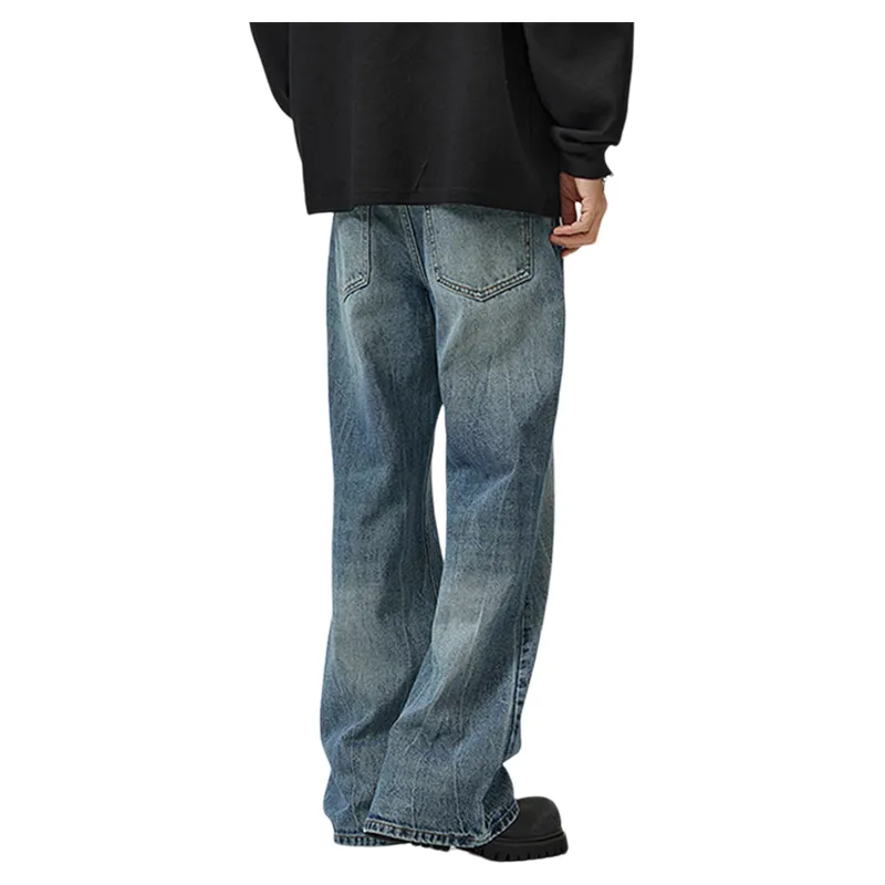RENBEN Jeans Unisex Vintage Blue-5
