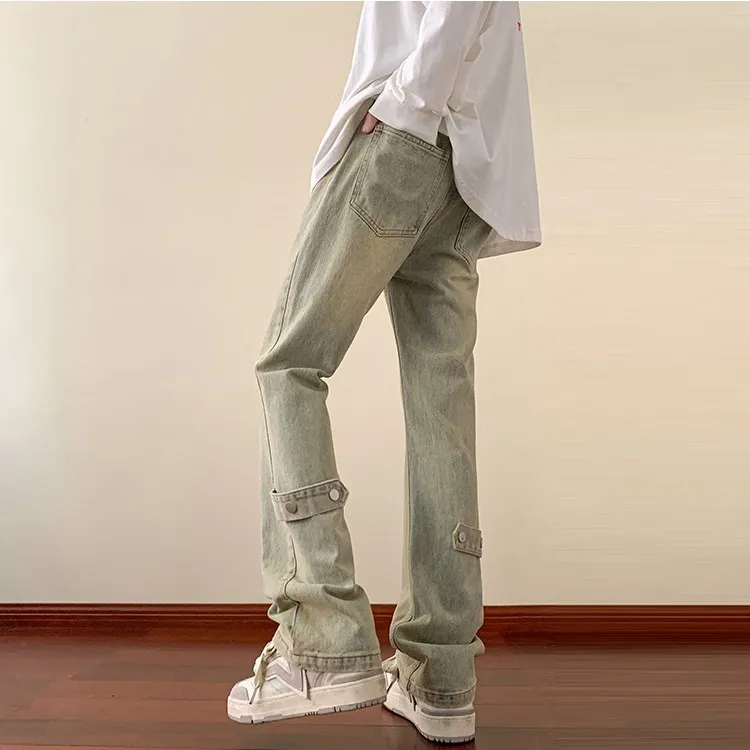 WELTER EXPERIMENT Jeans Unisex Vintage Blue-2