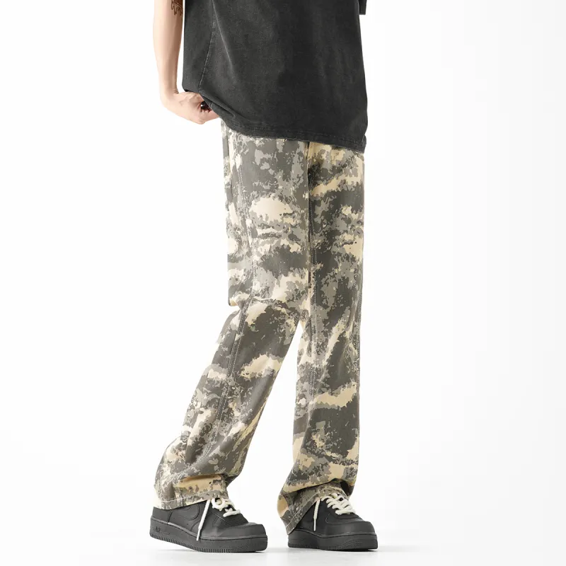 WELTER EXPERIMENT Jeans Unisex Desert Camouflage-4