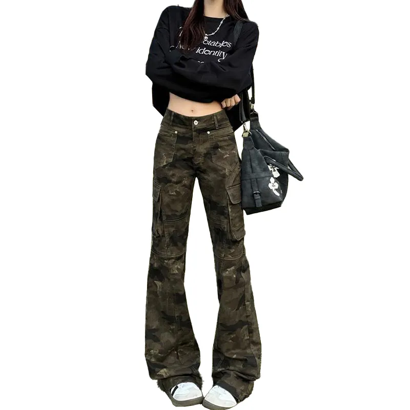 RENBEN Jeans Unisex Camouflage-4