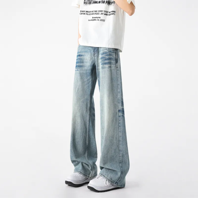 WELTER EXPERIMENT Jeans Unisex Light Blue Tones-16