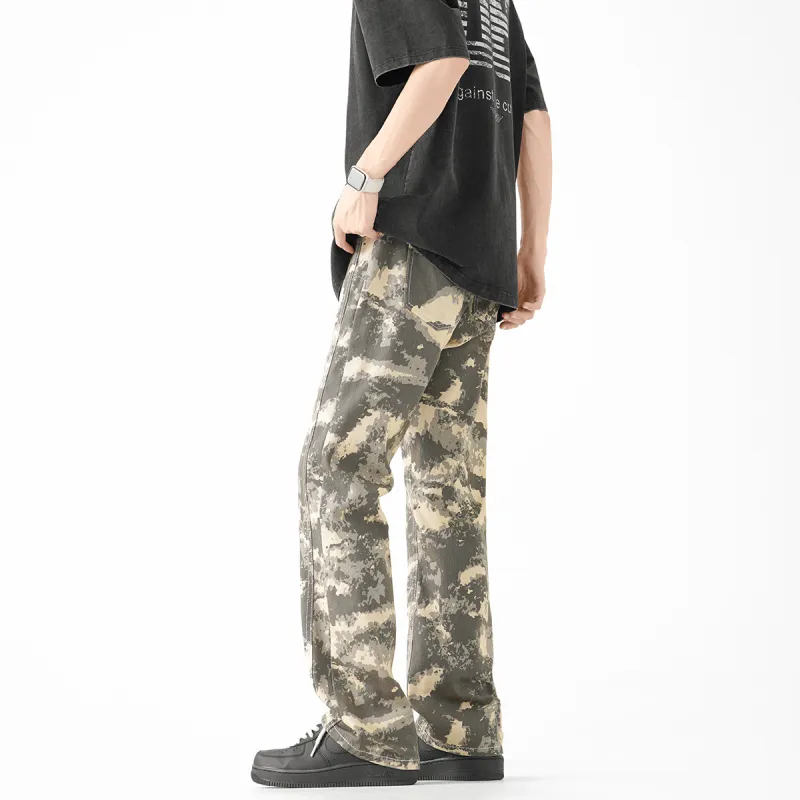 WELTER EXPERIMENT Jeans Unisex Desert Camouflage-1