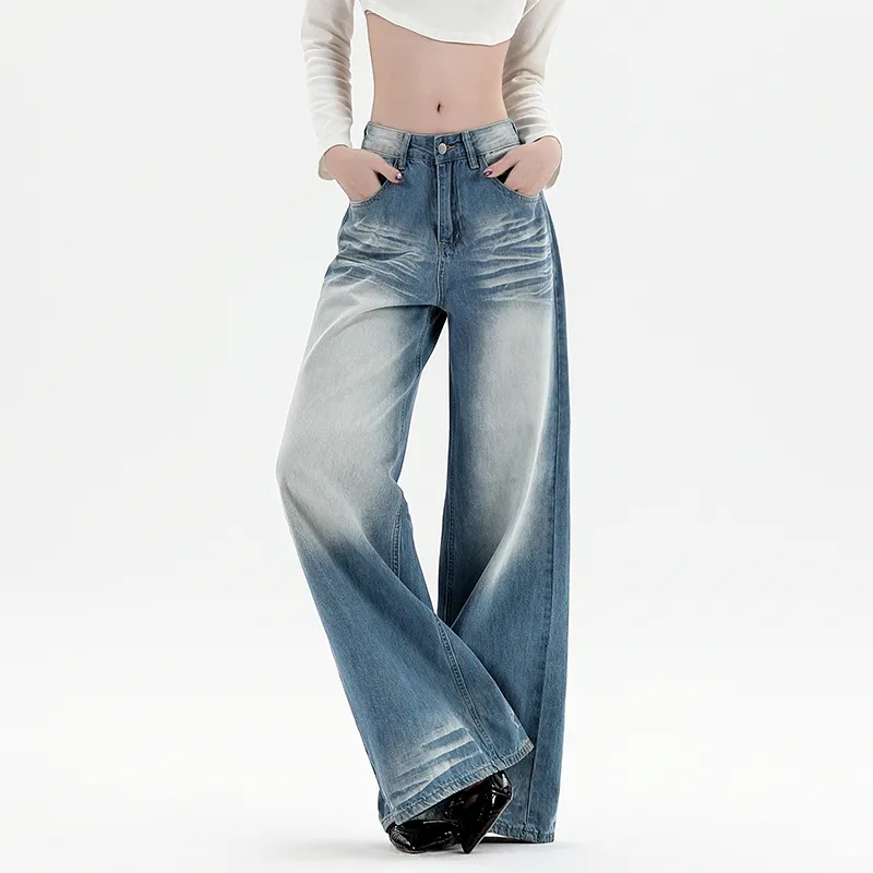RENBEN Jeans Women's Light Blue-2
