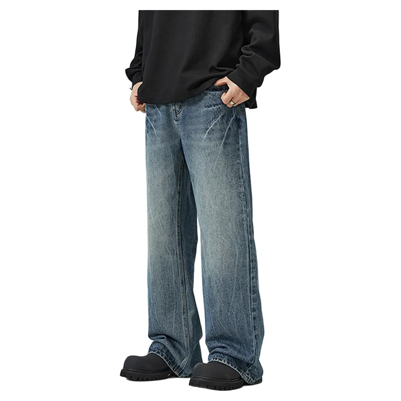 RENBEN Jeans Unisex Vintage Blue-3