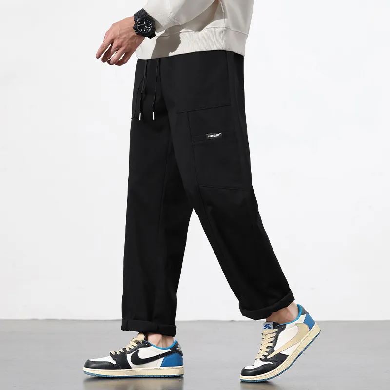 RENBEN Casual Pants Unisex Army Green-19