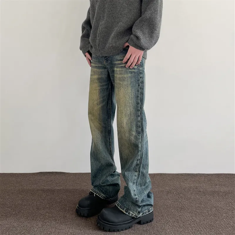 RENBEN Summer Versatile Height Increasing Luxury Streetwear Jeans Unisex-1