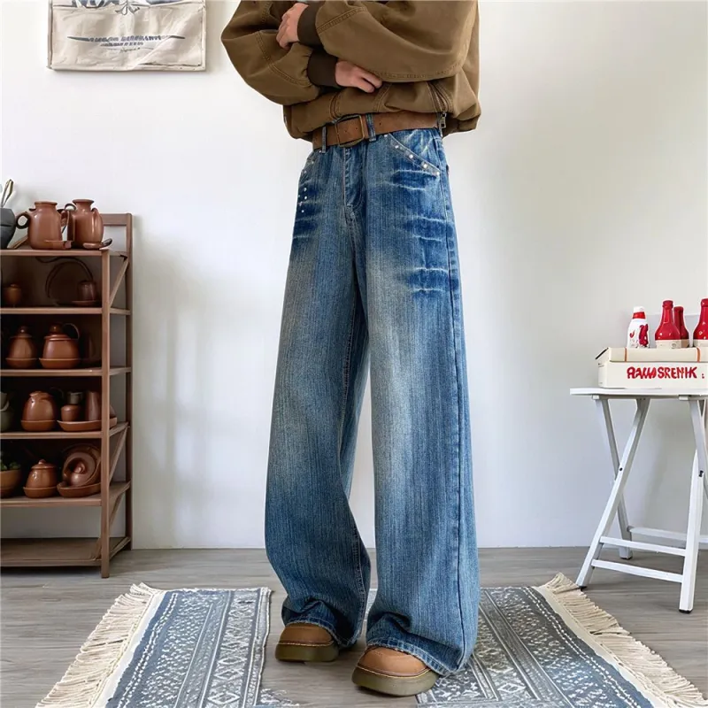 RENBEN Jeans Unisex Blue-4