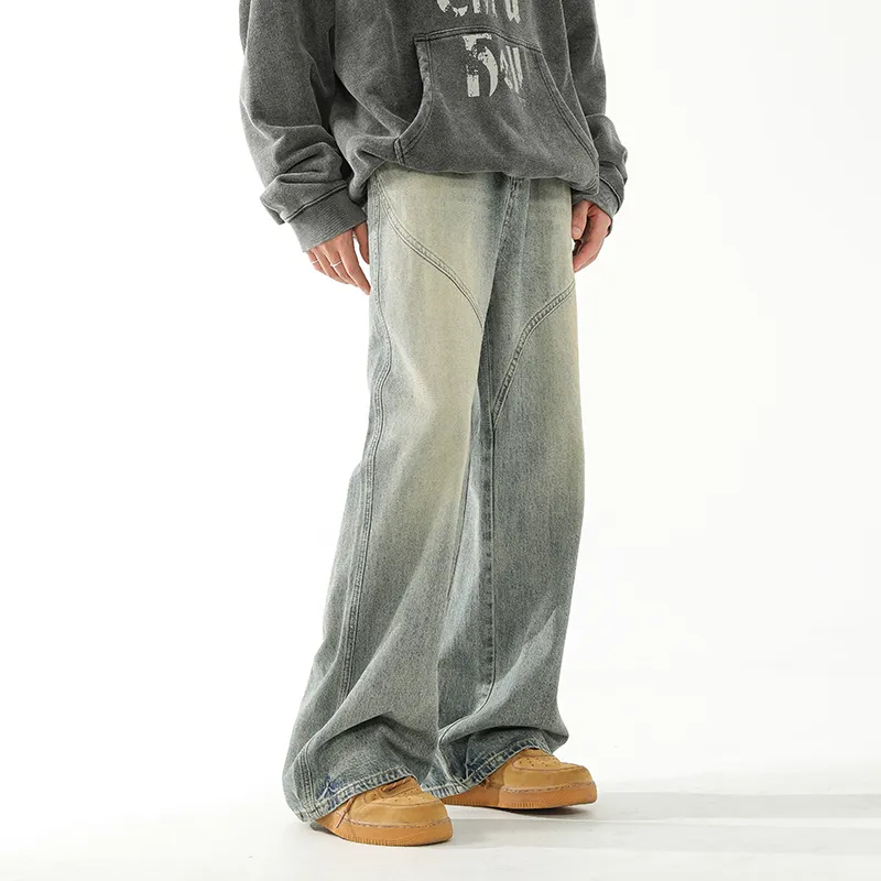 RENBEN Summer Jeans Unisex Yellow Mud-2