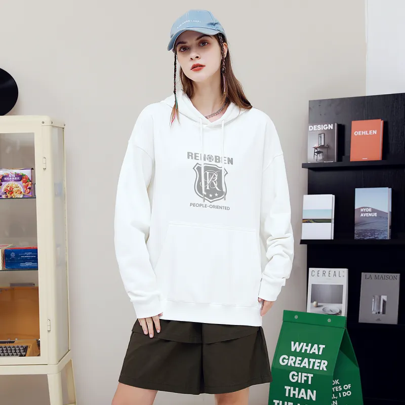 RENBEN Sweatshirts Unisex White-1