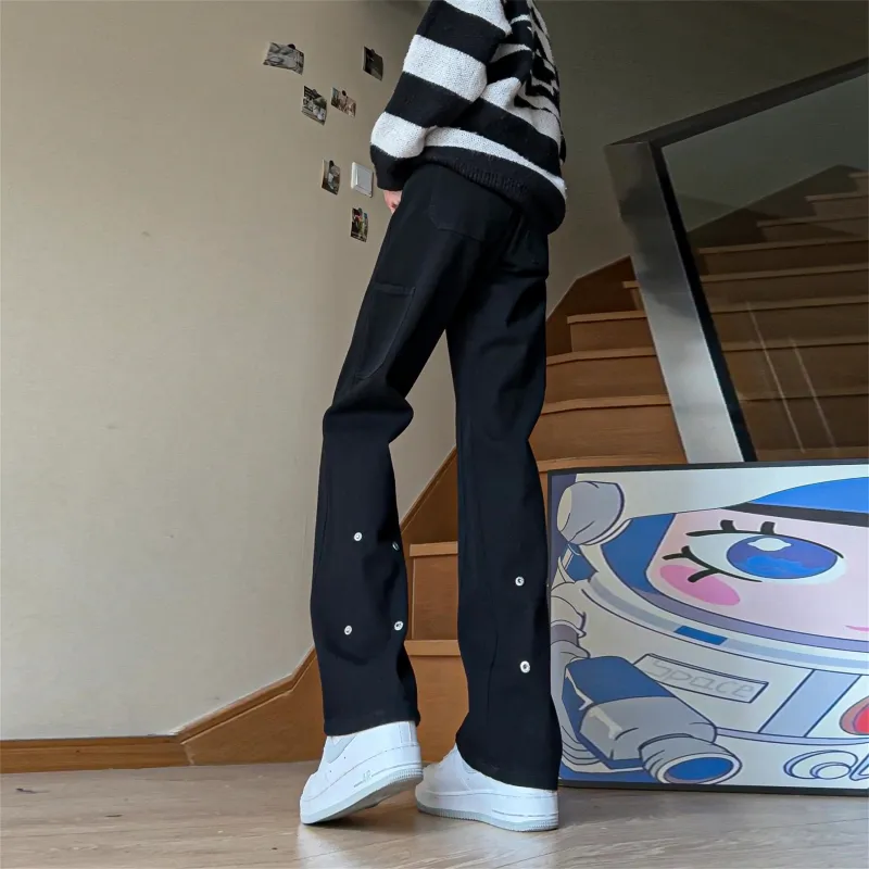 PANDA ADEVIL Jeans Unisex Black-9