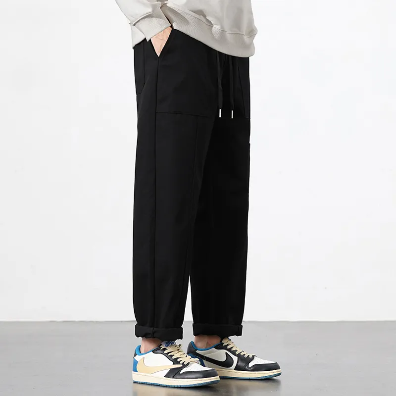 RENBEN Casual Pants Unisex Army Green-18