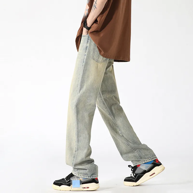 RENBEN Jeans Unisex Yellow Mud-2